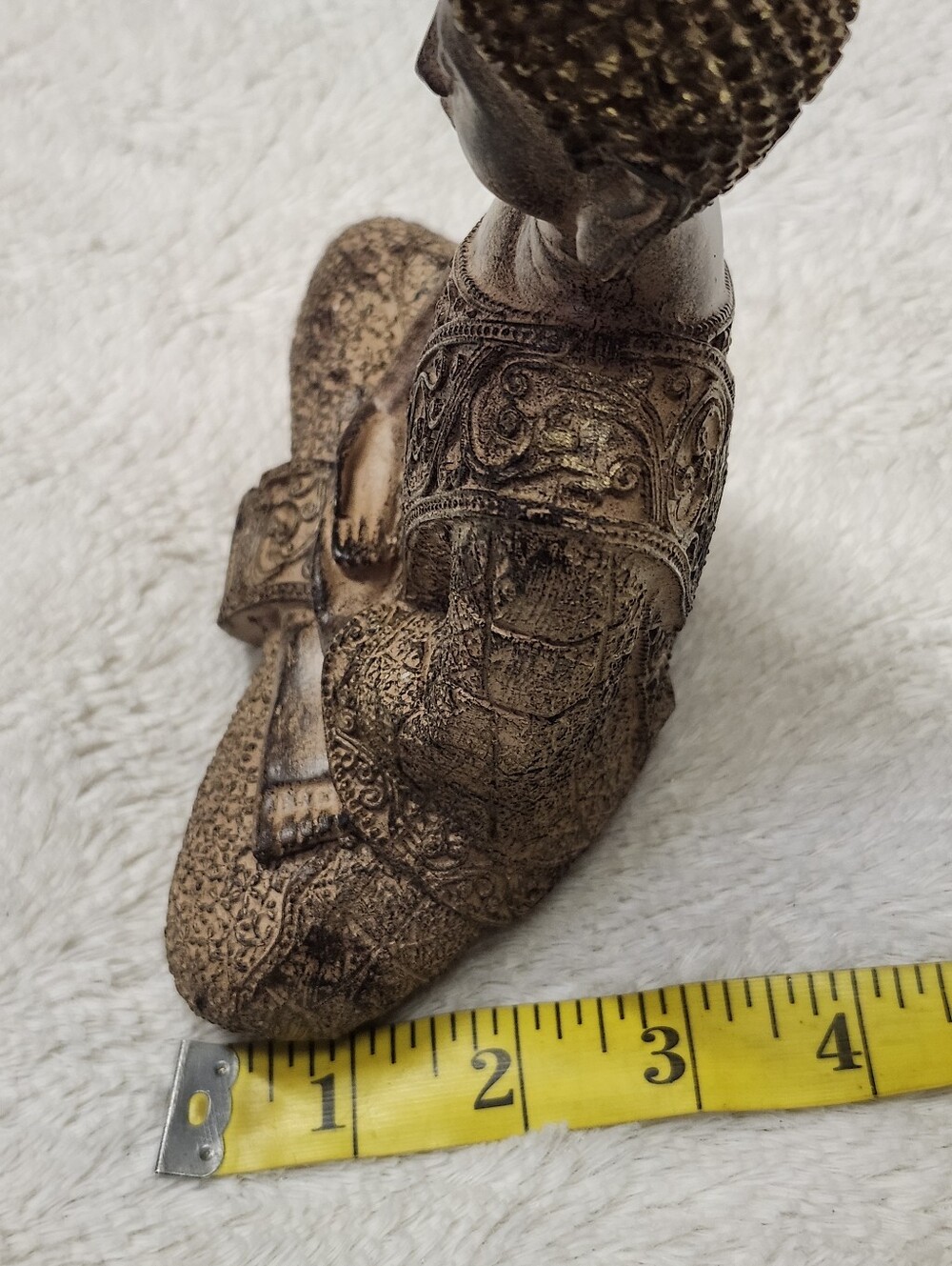 Thai Buddha Statue Lightweight Decorative Modern Gold Multicolor Small - Picture 8 of 8